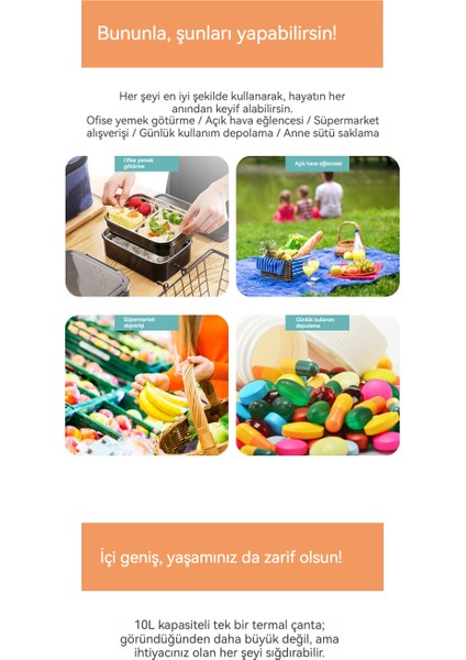 Taşınabilir Taze Tutma ve Isıtma Piknik Çantası (Yurt Dışından) fırsatları