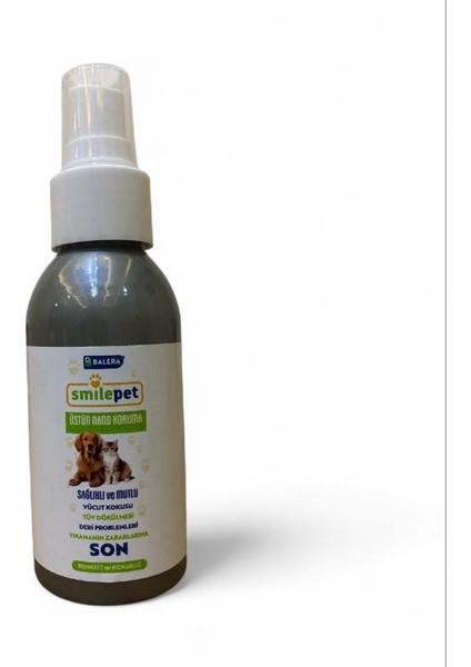 Nano Gümüş Kedi Hijyen Spreyi, Göz Kulak ve Ağız Bakımı Temizleme Solüsyonu 100ML