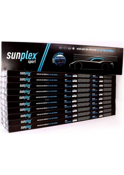 Sunplex Toyota Corolla 2007-2012 Spor Cam Rüzgarlığı 4 Parça