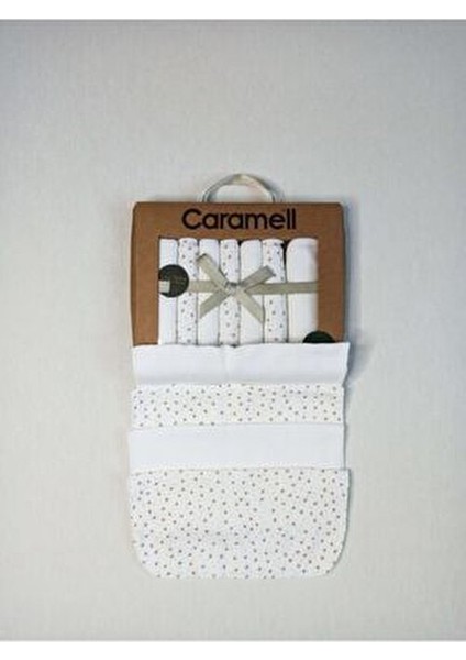 Organik Ağız Bezi Seti 7 Adet Ekru Renk %100 Organik Pamuk ile Üretilmiştir fiyatları