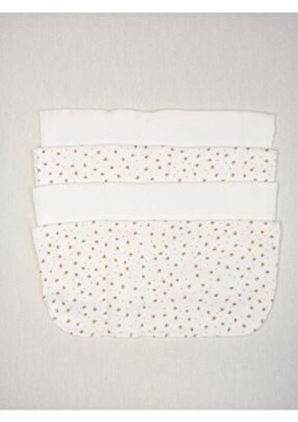 Organik Ağız Bezi Seti 7 Adet Ekru Renk %100 Organik Pamuk ile Üretilmiştir modelleri