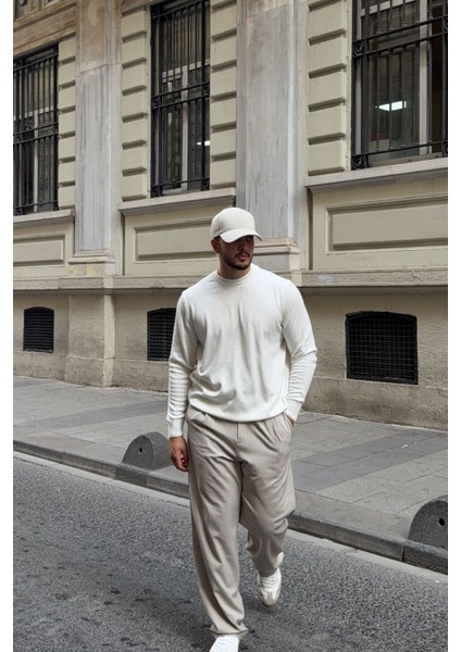 Acton Erkek %100 Organik Pamuk Bisiklet Yaka Triko Kazak fiyatları