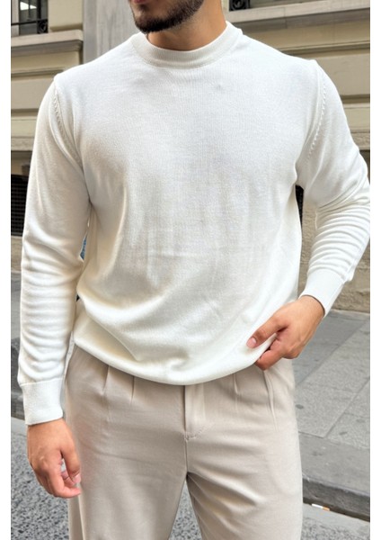 Acton Erkek %100 Organik Pamuk Bisiklet Yaka Triko Kazak indirimleri