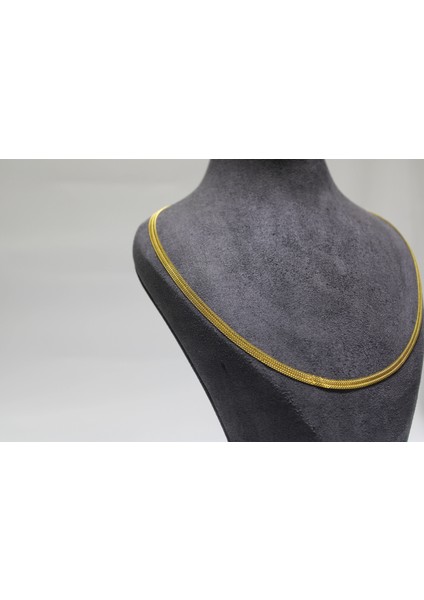 14 Ayar Altın Italyan Hasır Kolye modelleri