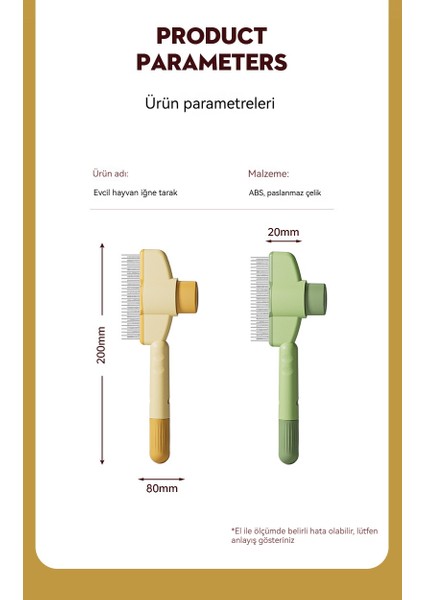 Evcil Hayvan Tarak Masajı (Yurt Dışından) fiyatları