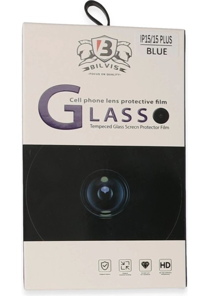Bfs iPhone 15 Bilvis Titan Kamera Lens - Sierra Blue modelleri