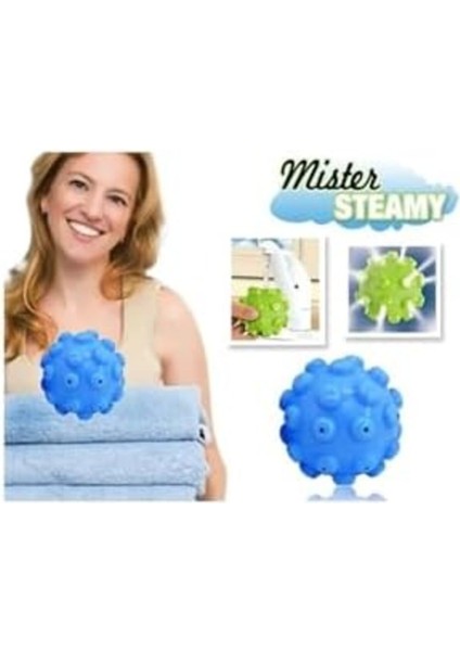 Buharlı Çamaşır Kurutma ve Ütü Topları, 2'li, Çok Renkli, Pratik ve Kullanışlı modelleri