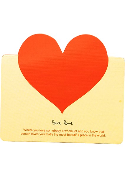 Aşk Tebrik Kartı, Noel, Sevgililer Günü, Küçük Kart, Doğum Günü, Çin Sevgililer Günü Nimet Mesajı Kartı (10 Adet) (Yurt Dışından)