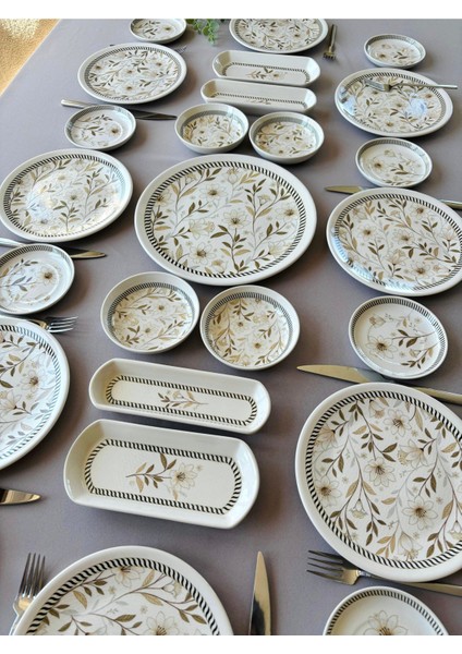 Floral 8 Kişilik 25 Parça Kahvaltı Takımı fiyatları