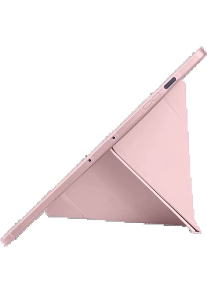 Bfs iPad Pro 11 (2024) Kılıf Kalemlikli Hugo Tablet Kılıfı - Rose Gold modelleri