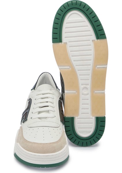 Beyaz Hakiki Deri Kadın Sneaker - K24I1AY67317-M03 fırsatları