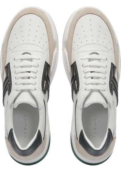 Beyaz Hakiki Deri Kadın Sneaker - K24I1AY67317-M03 indirimleri