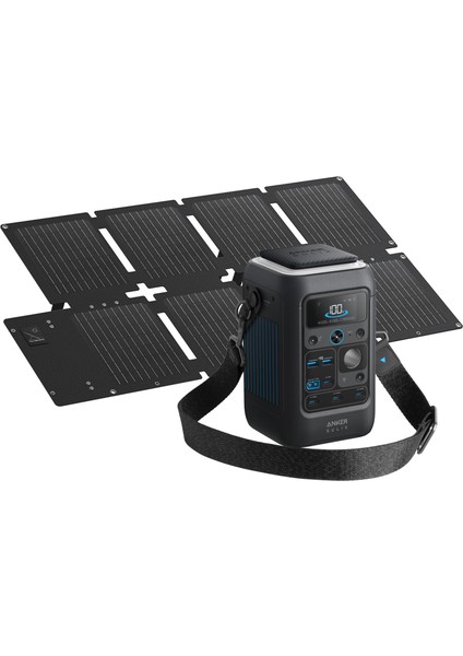 Solıx C300X DC Taşınabilir Güç Kaynağı + PS60 60W Güneş Paneli - B1728
