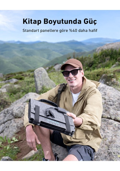 Solıx C300X DC Taşınabilir Güç Kaynağı + PS60 60W Güneş Paneli - B1728