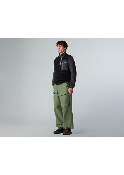 M Yumiori 1/4 Zip Erkek Outdoor Çeyrek Fermuarlı Polar Ceket NF0A883SS5H1 Siyah indirimleri