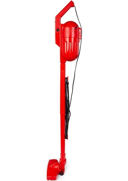 Kırmızı 500W Dikey Elektrikli Süpürge, Torbasız, 360 Dönebilen Başlık fiyatları