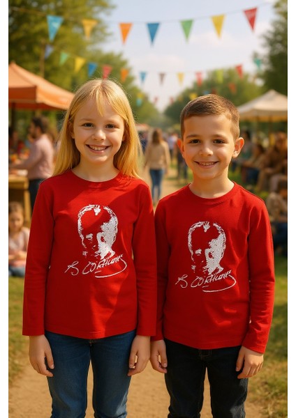 Atatürk Baskılı Uzun Kol Tişört indirimleri