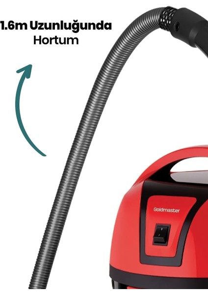 8.7 Litre Toz ve Sıvı Temizleme Elektrikli Süpürge, Güçlü ve Pratik Kullanım indirimleri