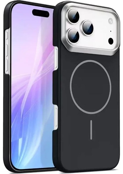 Iphone 17 Pro Max Kılıf Sert Mika Ultra Ince Magsafe Kablosuz Şarj Özellikli Alp + Ekran Koruyucu