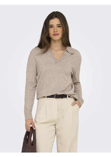 15354843 Onlıbı Lıfe Ls Polo Pullover Knt Nca