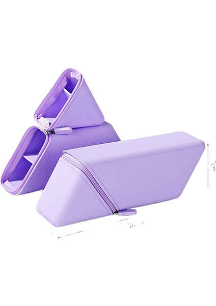 Dikey Teleskopik Silikon Kalem Tutucu Kırtasiye Çantası (Yurt Dışından)