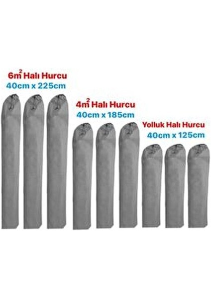 9 Adet Halı Hurcu Kalın Tela Kumaş ile Yırtılmaya Dayanıklı Koruma fırsatları