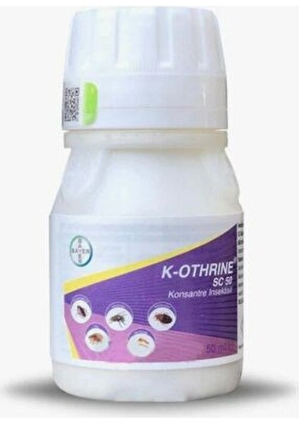 K-Othrine SC 50 Haşere İlacı Hamam Böceği İçin Hızlı Etki 50 ml Çevre Dostu fırsatları