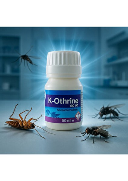 K-Othrine SC 50 Haşere İlacı Hamam Böceği İçin Hızlı Etki 50 ml Çevre Dostu indirimleri