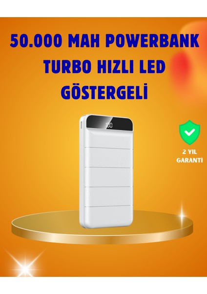 Ds-Derin 50000MAH LED Göstergeli Taşınabilir Şarj Cihazı