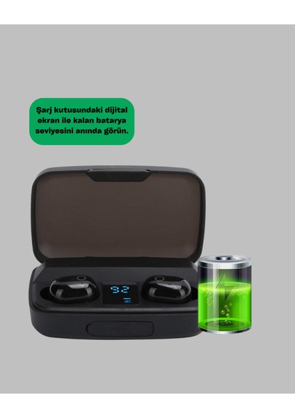 Msa-Shop 22 Kez Şarj Imı Sunan A10S Tws Bluetooth Stereo Kulaklık fiyatları