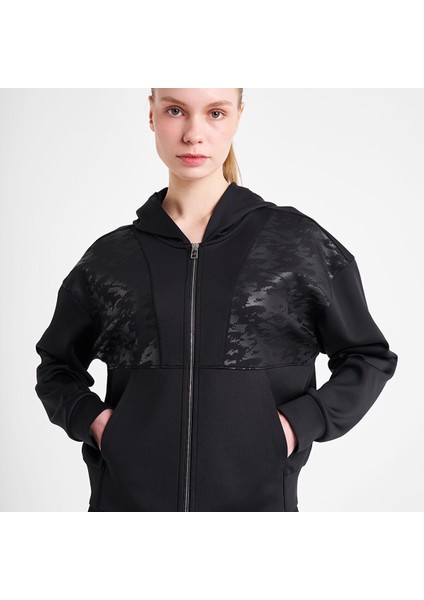 25N-2125 Fermuarlı Kapşonlu Üst