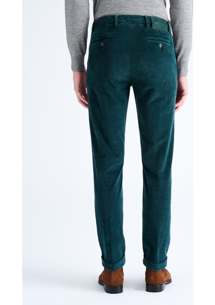 Erkek Indigo Kadife Chino Pantolon modelleri
