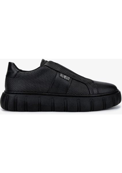Erkek Hakiki Deri Siyah Sneakers & Spor Ayakkabı 352 23386 Erk Ayk SK25-26 Sıyah Bsk