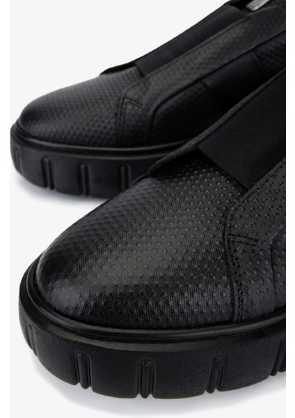Erkek Hakiki Deri Siyah Sneakers & Spor Ayakkabı 352 23386 Erk Ayk SK25-26 Sıyah Bsk modelleri