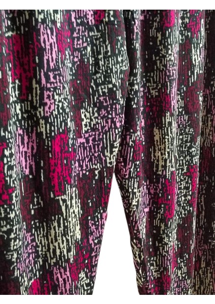 Kadın Bayan Büyük Extra Battal Jumbo Beden Viskon Penye Kumaş 2 Yan Cepli Pantolon Eşofman Alt Pijama Altı