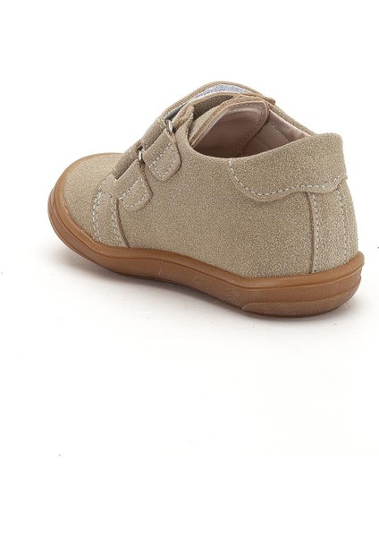 Şirinbebe Ortopedik Erkek Ilkadım Bebek Ayakkabı Bej Çift Cırtlı fırsatları