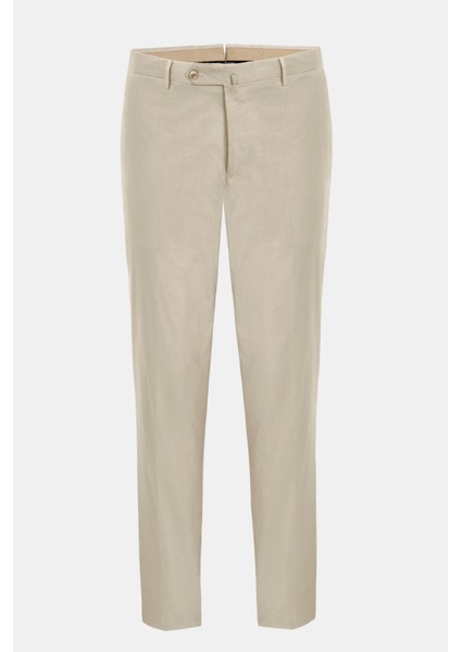 Erkek Bej Chino Pantolon