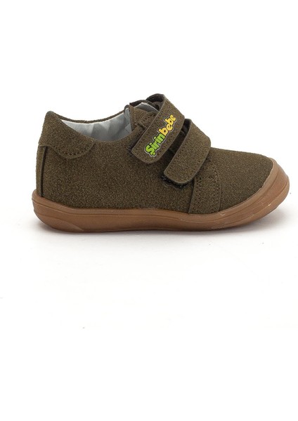 Şirinbebe Ortopedik Erkek Ilkadım Bebek Ayakkabı Haki Çift Cırtlı fiyatları