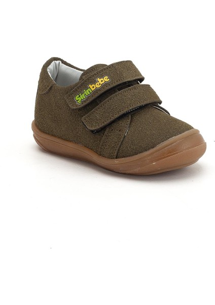 Şirinbebe Ortopedik Erkek Ilkadım Bebek Ayakkabı Haki Çift Cırtlı modelleri