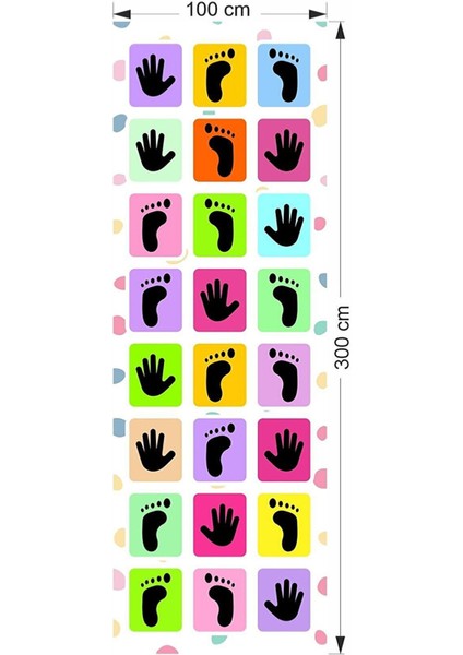 El Ayak Denge Oyunu Branda 100X300 cm