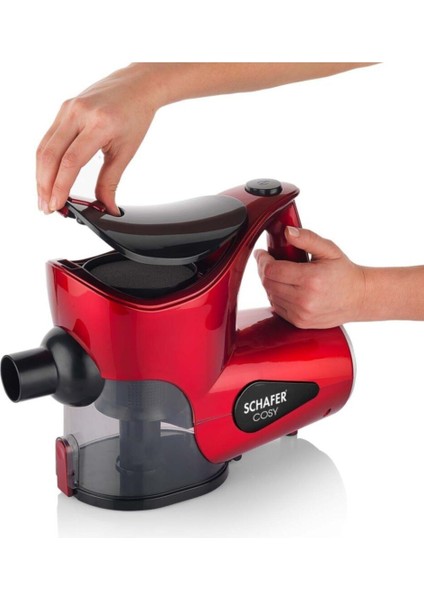 Pratik ve Güçlü Elektrikli Dikey Süpürge, Toz Hazneli, Temizlikte Kolaylık Sağlar