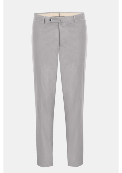Erkek Gri Chino Pantolon