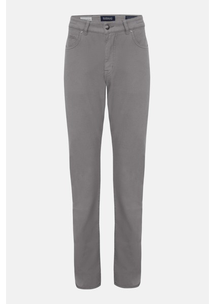 Erkek Gri 5 Cep Pantolon