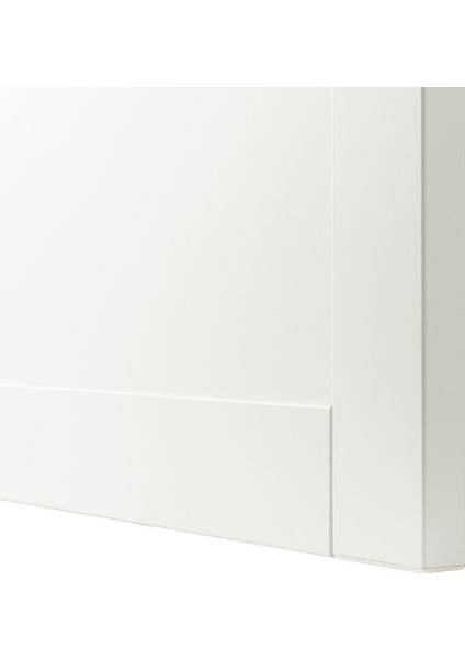 Tv Ünitesi, Beyaz-Şeffaf Cam, 240X42X129 Cm, Hanvıken/sındvık, Fren Raylı fırsatları