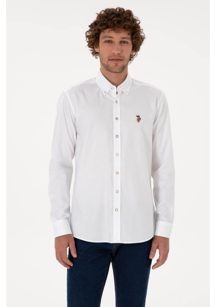 CEDCOLORREG025K Beyaz Erkek Gömlek 2225643