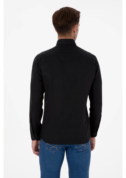 GOX025K Siyah Erkek Gömlek 2225582 indirimleri