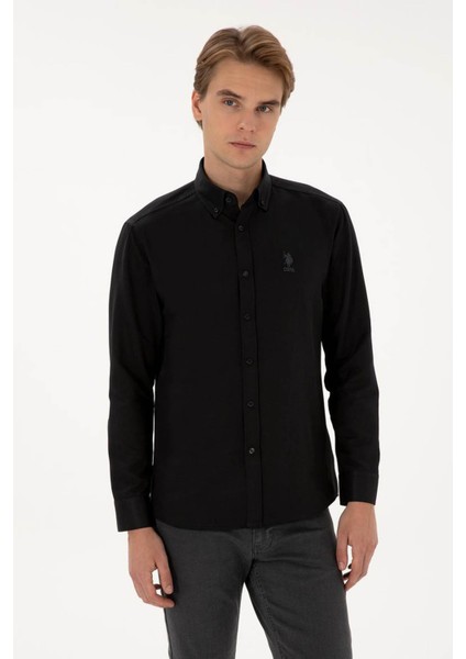 GOXREG025K Siyah Erkek Gömlek 2225434