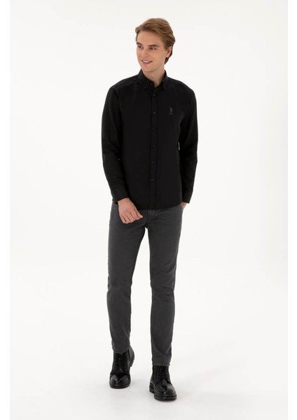GOXREG025K Siyah Erkek Gömlek 2225434 fırsatları