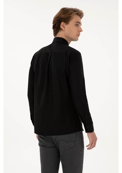 GOXREG025K Siyah Erkek Gömlek 2225434 indirimleri