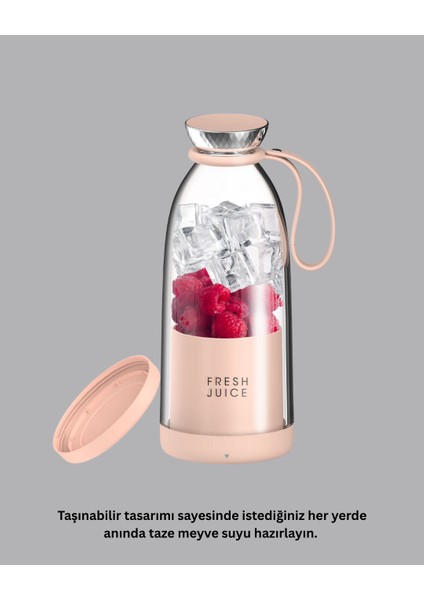 Msa-Shop Taşınabilir USB Şarjlı Taze Meyve Suyu Blender fiyatları